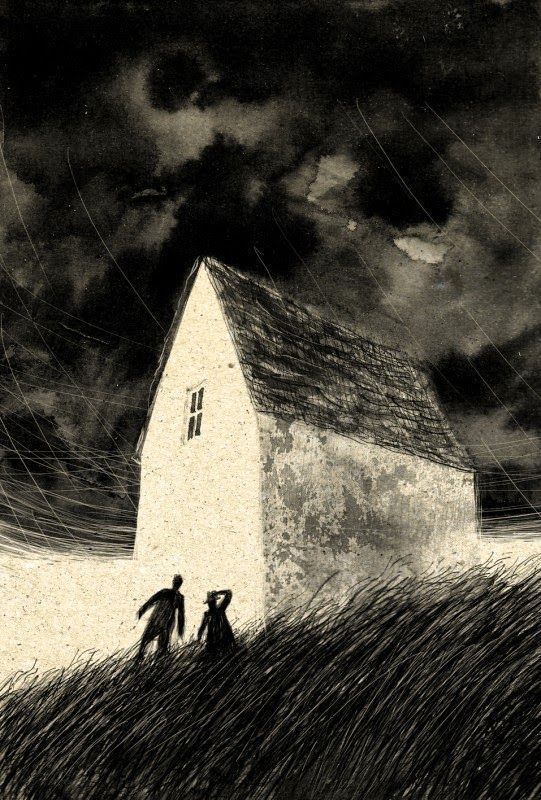 House illustration inspiration moodboard